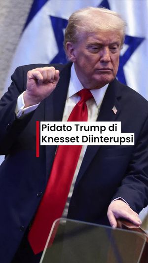 Video: Momen Pidato Trump soal Gaza Diinterupsi di Parlemen Israel Video: Momen Pidato Trump soal Gaza Diinterupsi di Parlemen Israel