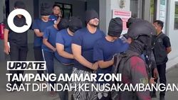 Video Ammar Zoni Diborgol-Ditutup Matanya saat Dipindah ke Nuskambangan