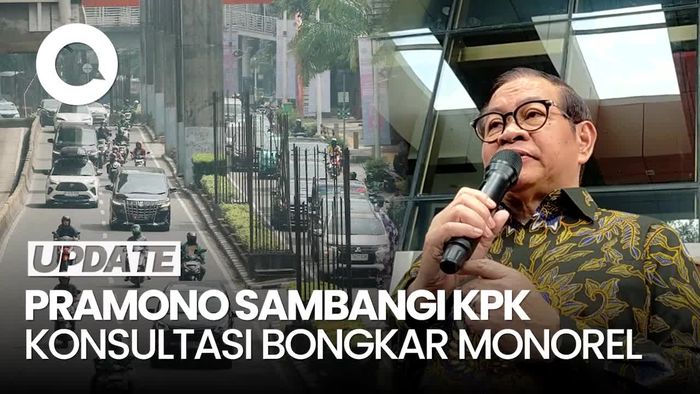 Video: Pramono Sambangi KPK, Konsultasi Rencana Bongkar Monorel Mangkrak