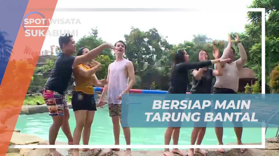 Bermain Tarung Bantal: Keseruan Selebriti di Sukabumi
