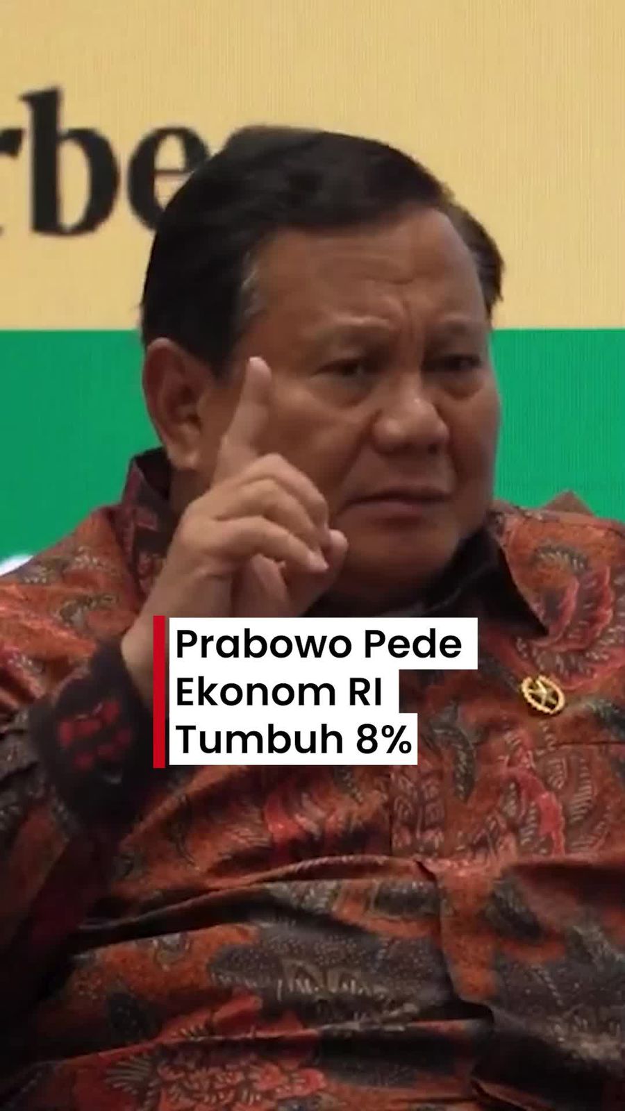  Video Prabowo: Program MBG Ciptakan 1,5 Juta Lapangan Kerja
