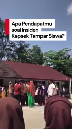 Video: Kata Warga soal Insiden Kepsek Tampar Siswa di Banten