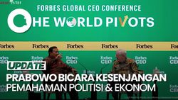 Video Prabowo Ungkap Ada Kesenjangan Pemahaman Antara Politisi-Ekonom RI