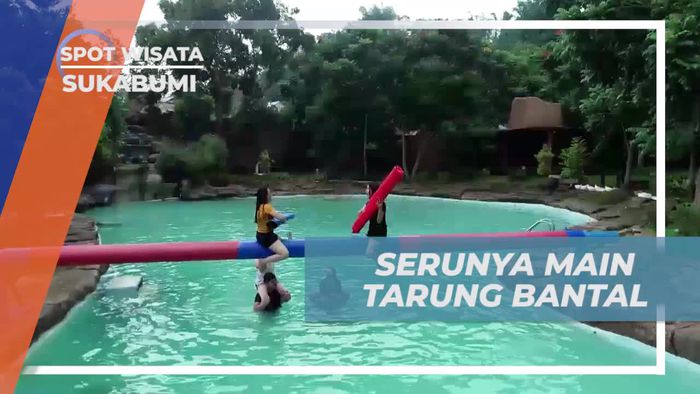 Keseruan Tarung Bantal: Aksi Seru Selebriti di Sukabumi