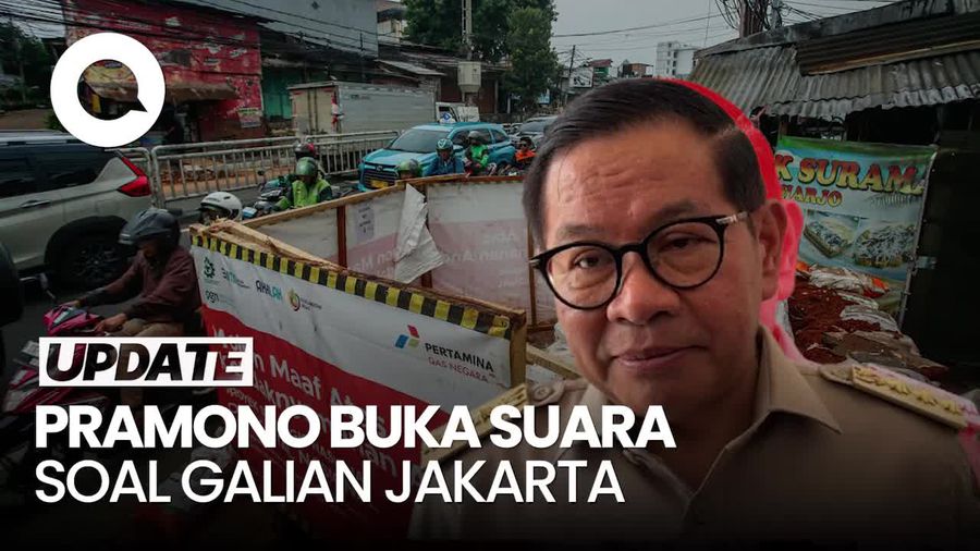 Video: Kata Pramono soal Banyak Galian Proyek di Jakarta Jelang Akhir Tahun