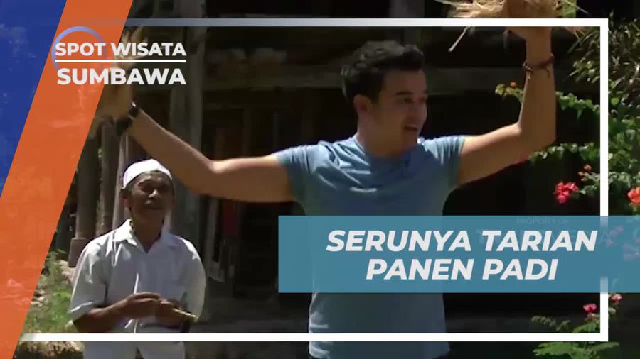 Mencoba Tarian Meriah untuk Merayakan Panen Padi di Sumbawa