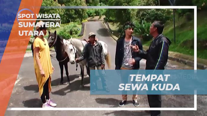 Berkuda Mengelilingi Taman Cantik di Sumatera Utara