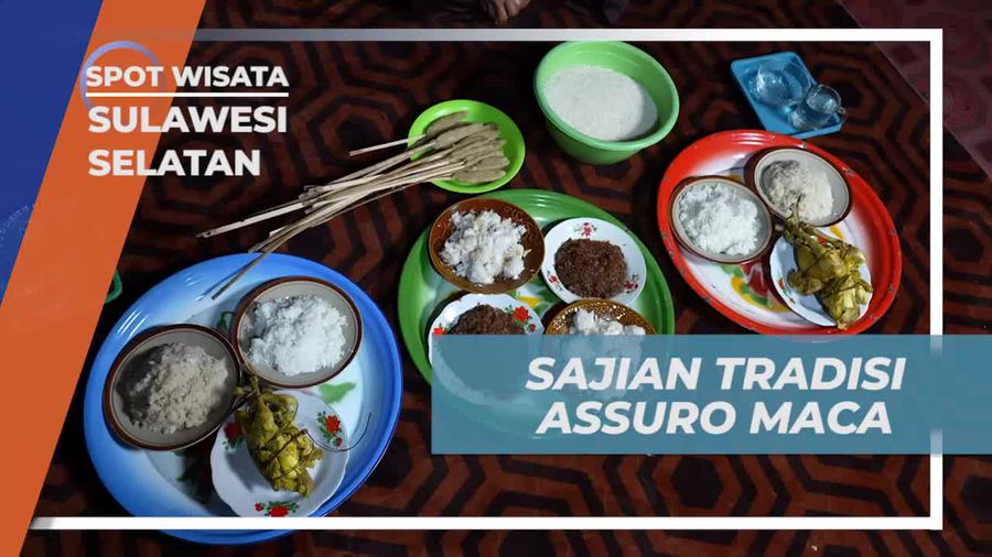 Menyajikan Hidangan Tradisional Assuro Maca di Sulawesi Selatan Menyajikan Hidangan Tradisional Assuro Maca di Sulawesi Selatan