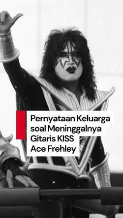 Video: Gitaris Legendaris KISS Ace Frehley Meninggal, Ini Penyebabnya