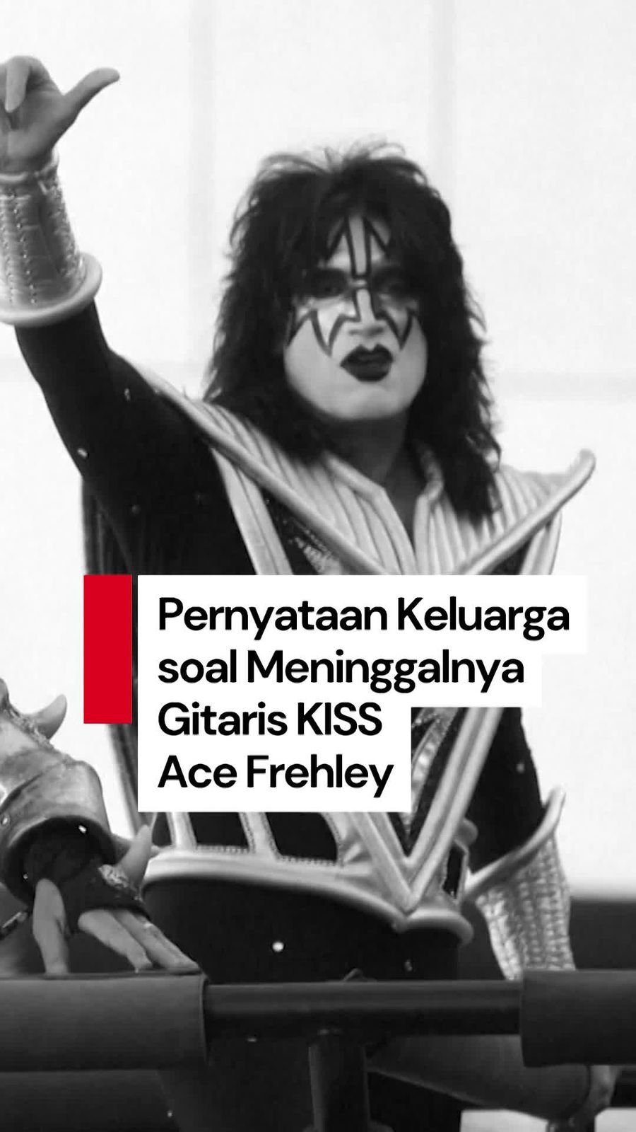 Video: Gitaris Legendaris KISS Ace Frehley Meninggal, Ini Penyebabnya