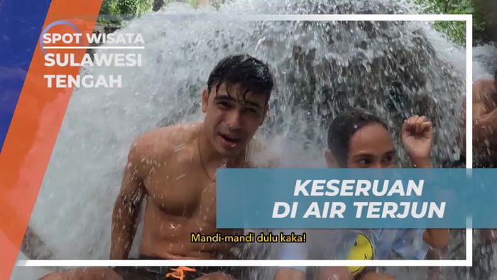 Bersenang-senang di Air Terjun Uwe Molino yang Menyegarkan di Sulawesi Tengah