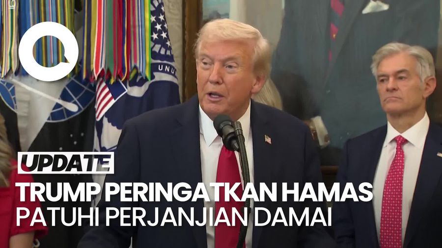 Video Trump Peringatkan Hamas Jika Langgar Perjanjian: Kami Akan Bertindak Video Trump Peringatkan Hamas Jika Langgar Perjanjian: Kami Akan Bertindak