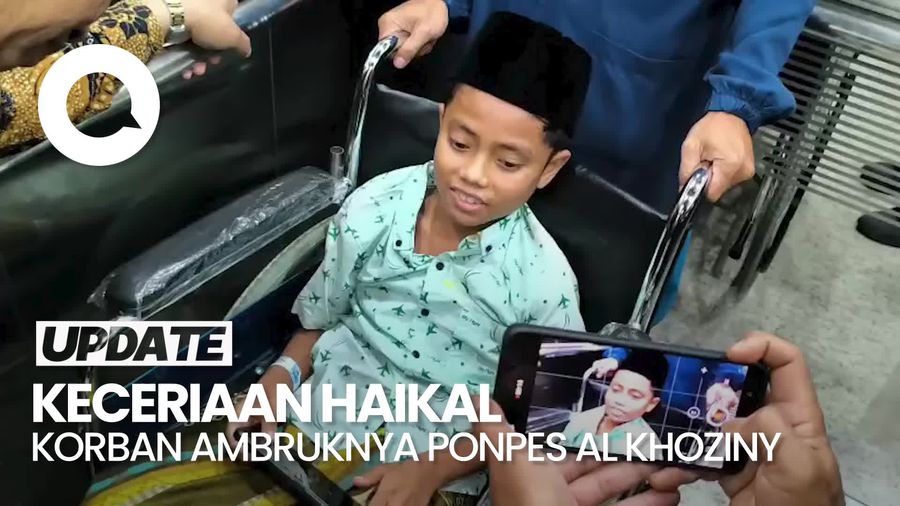 Video: Haical Korban Ambruknya Ponpes Al Khoziny Pulang dengan Ceria