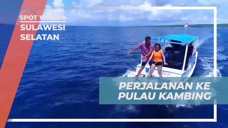 Berenang Ceria di Pulau Kambing yang Menawan di Sulawesi Selatan