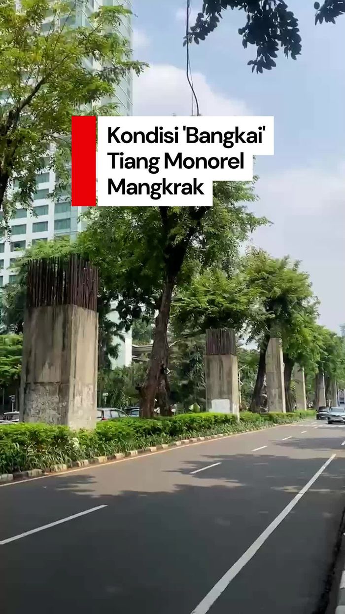 Video: Melihat Bangkai Tiang Monorel Mangkrak yang Akan Dibongkar Pramono
