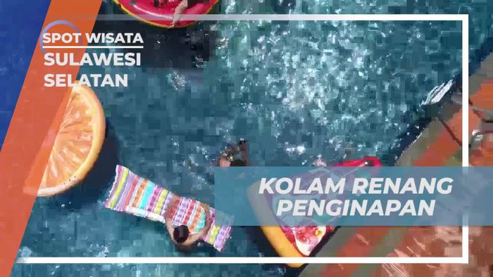 Berenang dan Bersantai di Kolam Hotel yang Menyenangkan di Sulawesi Selatan