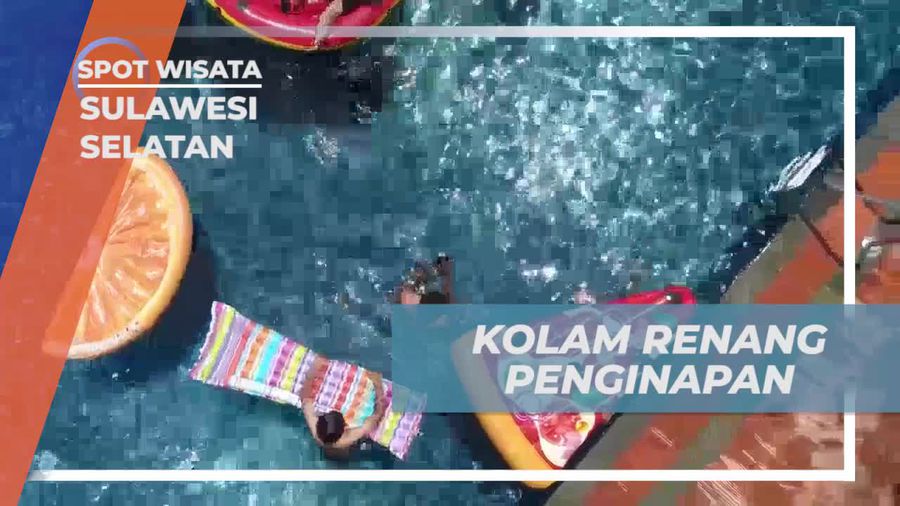 Berenang dan Bersantai di Kolam Hotel yang Menyenangkan di Sulawesi Selatan