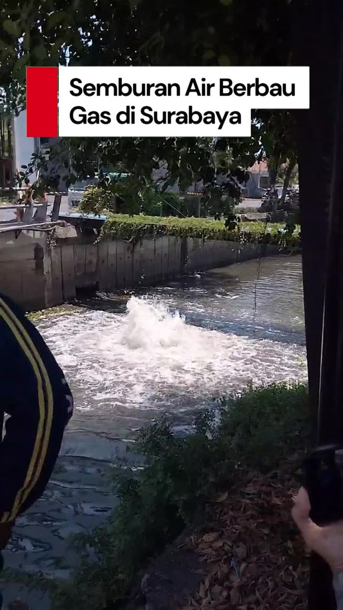 Video: Mencari Tahu Asal Semburan Air Berbau Gas di Rungkut Surabaya