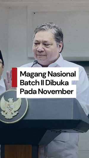 Video: Magang Nasional Batch II Dibuka November, Kuota 80 Ribu Orang
