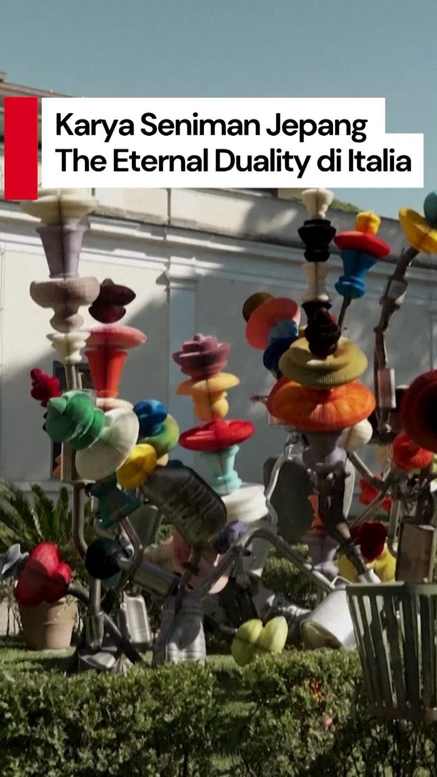 Video: Seniman Miyazaki Bawa Patung Industri ke Teater Air Bersejarah Roma