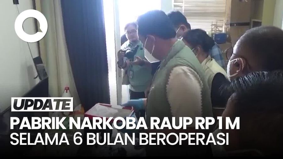 Video: Pabrik Narkoba di Apartemen Cisauk Raup Untung Rp 1 M dalam 6 Bulan
