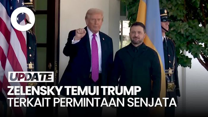Video: Zelensky Temui Trump di Gedung Putih, Bahas Permintaan Rudal Tomahawk