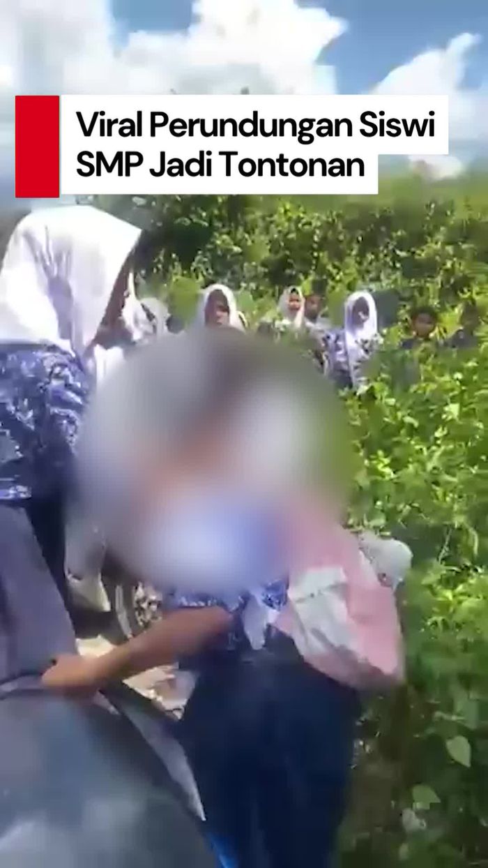 Video: Viral Siswi SMP di Muratara Dianiaya Teman Gegara Stiker WA
