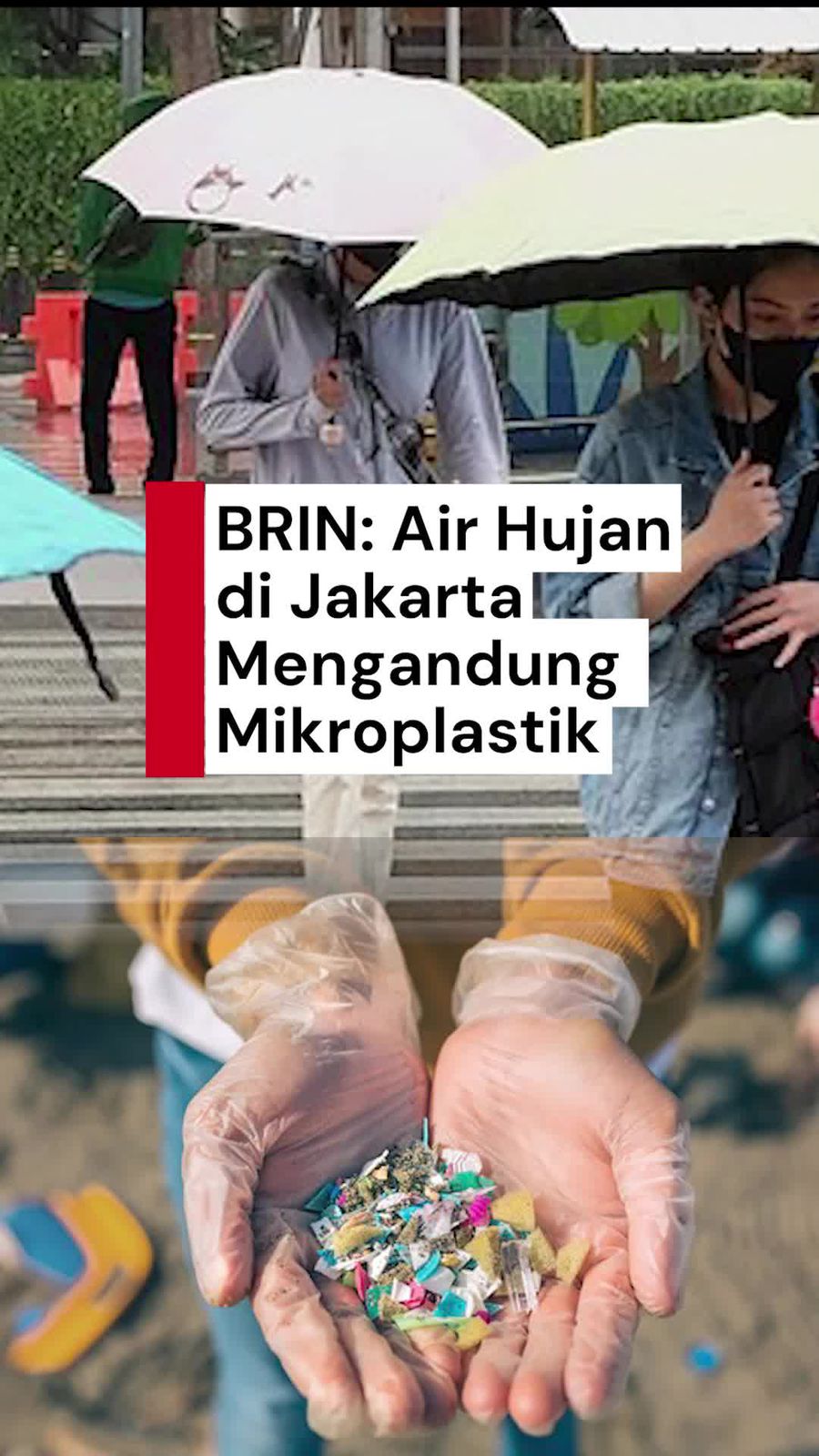 Video Peneliti BRIN Ungkap Air Hujan Jakarta Terkontaminasi Mikroplastik Video Peneliti BRIN Ungkap Air Hujan Jakarta Terkontaminasi Mikroplastik