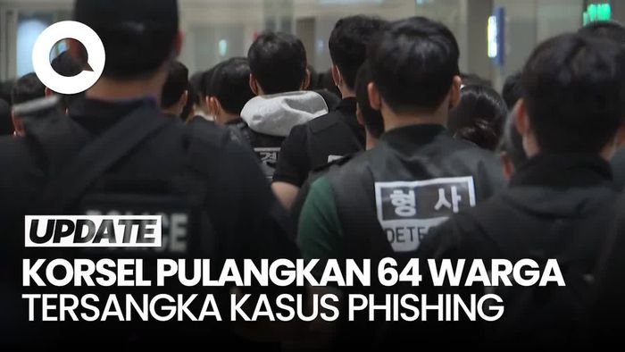 Video: 64 Warga Korsel Tersangka Kasus Phishing Dipulangkan dari Kamboja