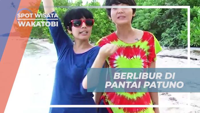 Bersantai di Pantai Patuno yang Indah di Wakatobi