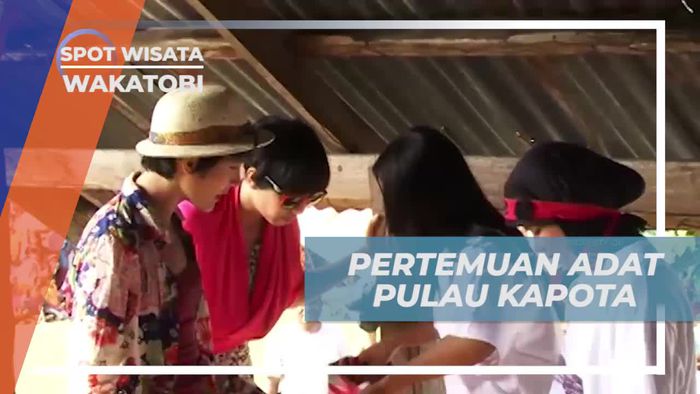 Ikuti Pertemuan Adat Pulau Kapota dengan Kearifan Lokal di Wakatobi