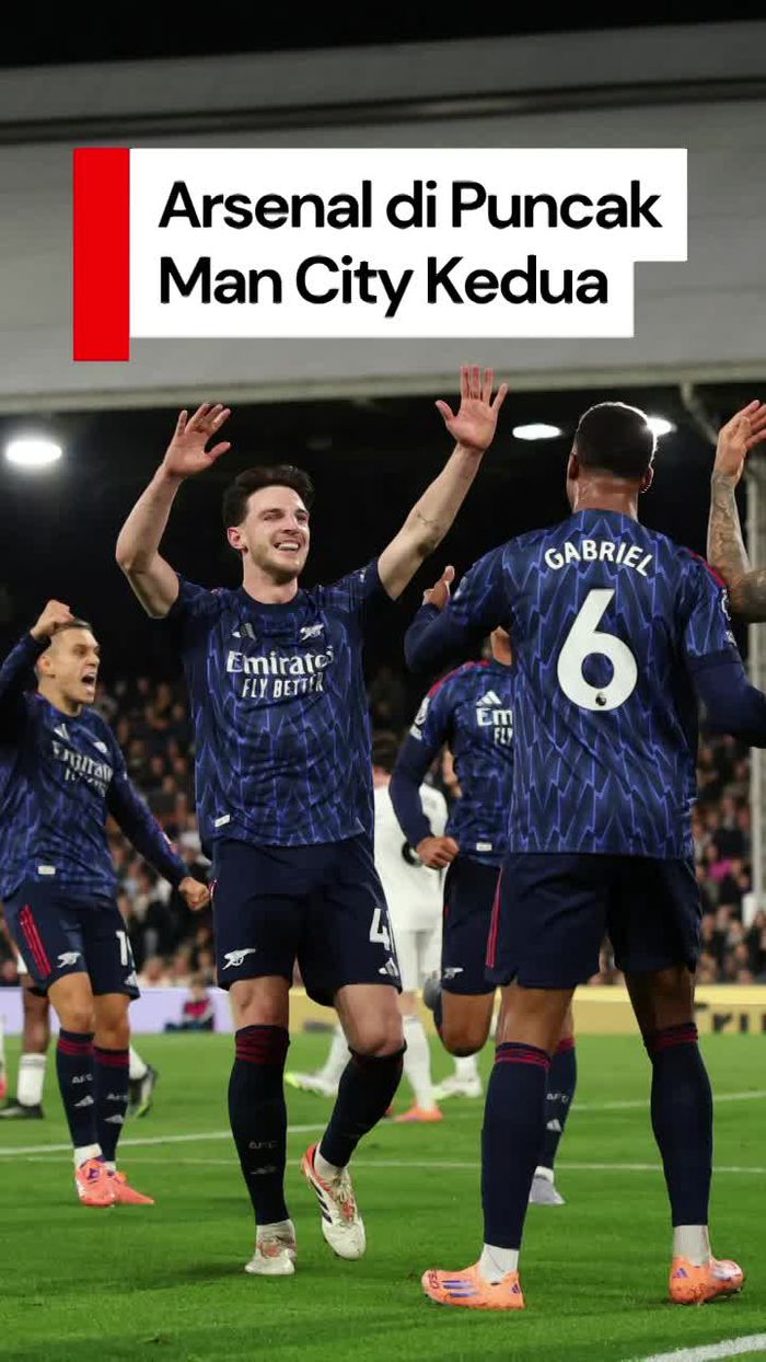 Video Hasil Liga Inggris: Arsenal Masih di Puncak, Man City Kedua Video Hasil Liga Inggris: Arsenal Masih di Puncak, Man City Kedua