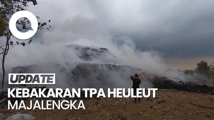 Video: Api Lahap TPA Heuleut Majalengka, Diduga Bermula dari Kebun Warga