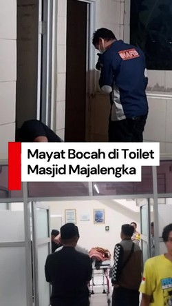 Video: Mayat Bocah Ditemukan di Toilet Masjid Majalengka, Ada Luka di Kepala