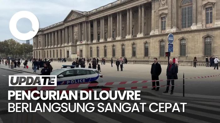 Video Menbud Prancis soal Pencurian di Museum Louvre: Mereka Profesional