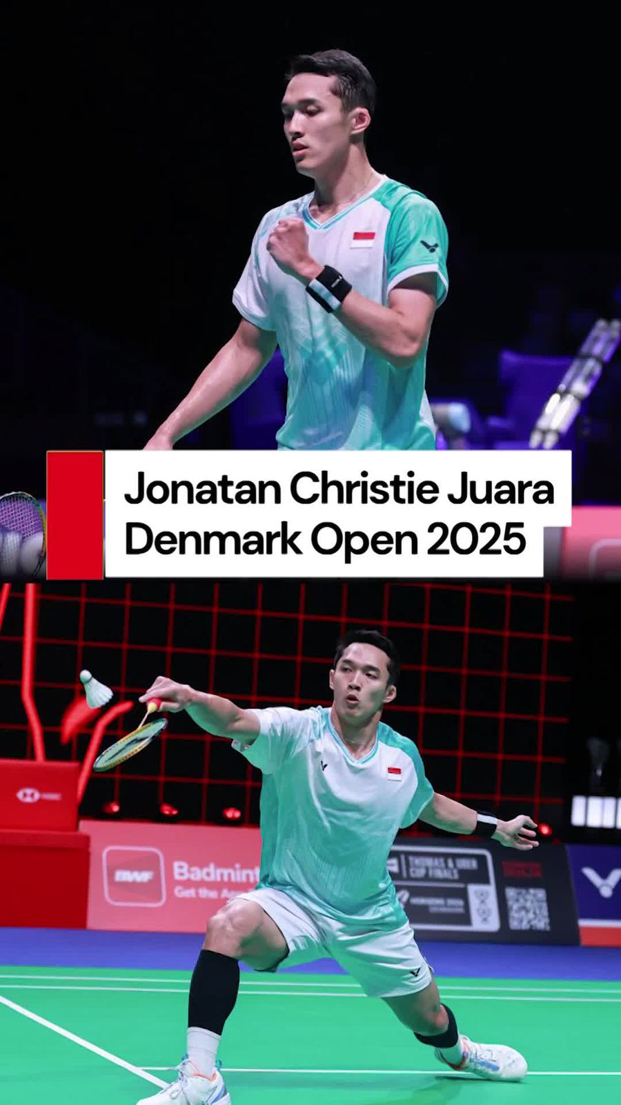 Video: Comeback, Jonatan Christie Juara Denmark Open 2025