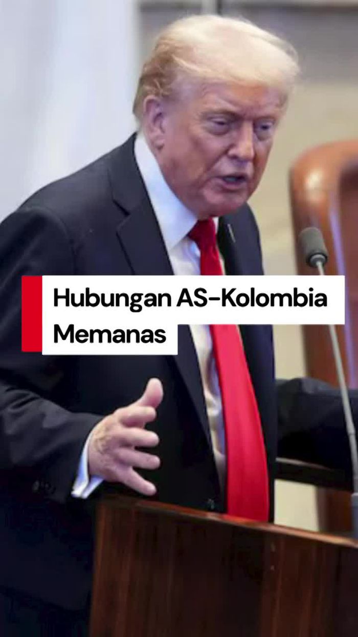  Video: Trump Juluki Kolombia Mesin Narkoba, Sebut Presidennya Bermasalah