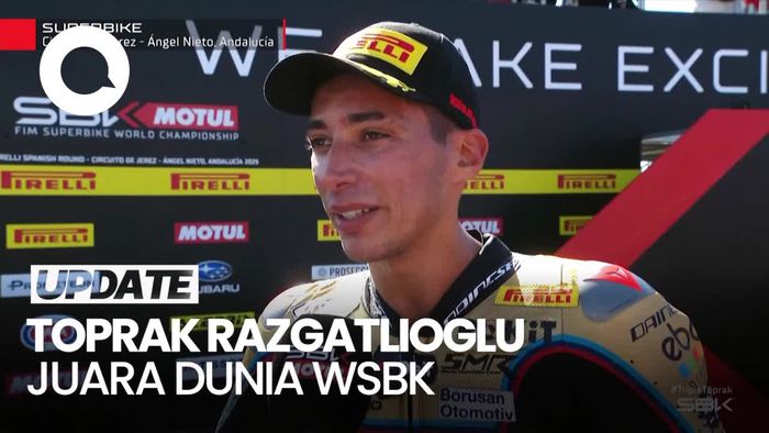 Video Toprak Razgatlioglu Juara Dunia WSBK Lagi, Siap Gas ke MotoGP!