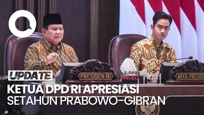 Video Ketua DPD RI: 1 Tahun Prabowo-Gibran Tunjukkan Kepemimpinan Transformatif