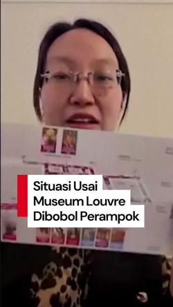 Video Kesaksian Pemandu Tur soal Situasi Usai Pencuri Bobol Museum Louvre