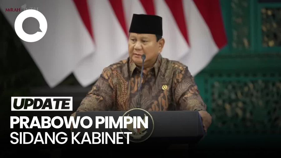 Video: Momen Prabowo Pimpin Sidang Kabinet Bertepatan 1 Tahun Pemerintahan