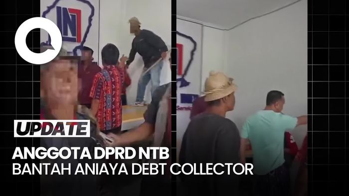 Video Anggota DPRD NTB Lalu Muhiban Bantah Aniaya Debt Collector