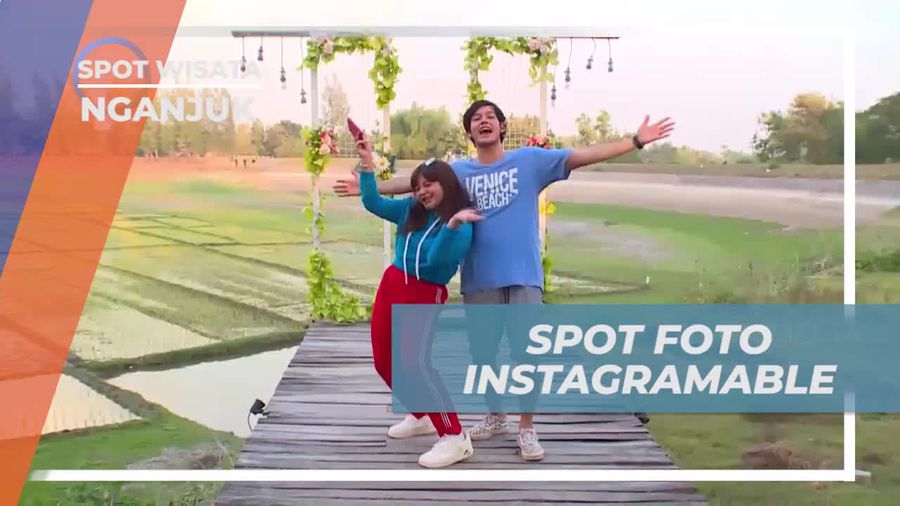 Abadikan Momen Seru di Spot Foto Taman Bunga Nganjuk