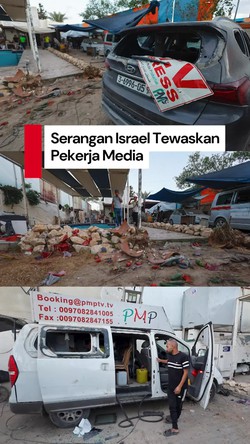 Video: Serangan Israel di Gaza Juga Tewaskan Pekerja Media