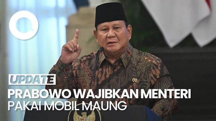 Video: Prabowo Mau Wajibkan Menteri Pakai Mobil Maung
