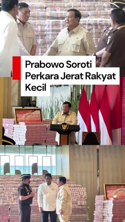 Video Prabowo: Jangan Cari-cari Perkara, Apa Lagi ke Orang Kecil