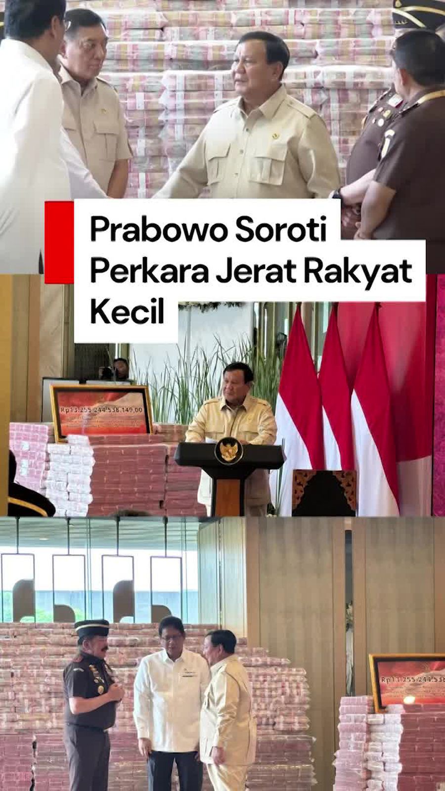 Video Prabowo: Jangan Cari-cari Perkara, Apa Lagi ke Orang Kecil