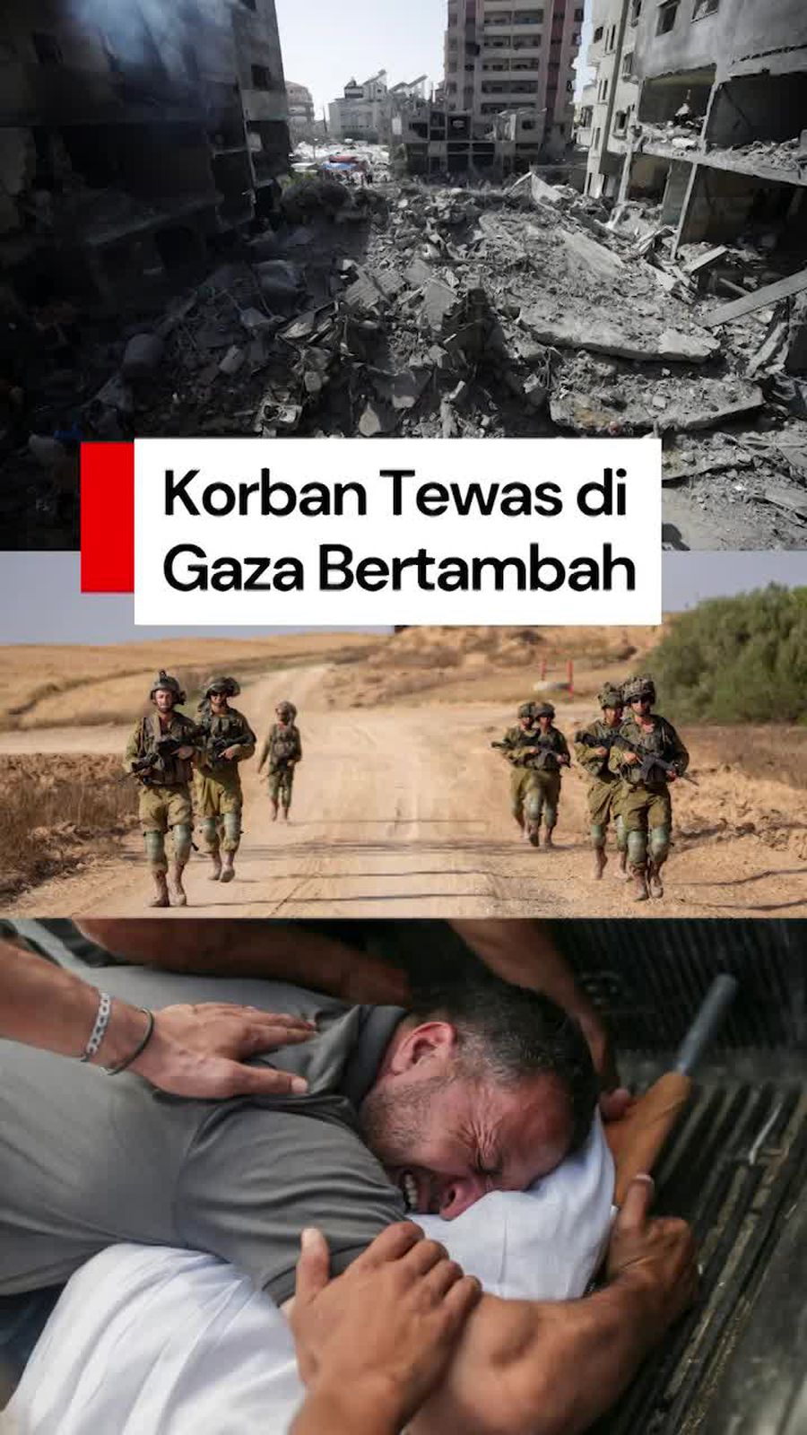 Video: Gencatan Senjata, Korban Tewas di Gaza Bertambah Jadi 68.159