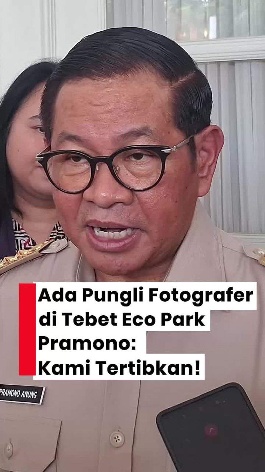 Video Reaksi Pramono soal Pungli Fotografer Rp 500 ribu di Tebet Eco Park Video Reaksi Pramono soal Pungli Fotografer Rp 500 ribu di Tebet Eco Park