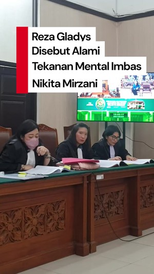 Video Jaksa: Ancaman Nikita Mirzani Beri Tekanan Mental ke Reza Gladys